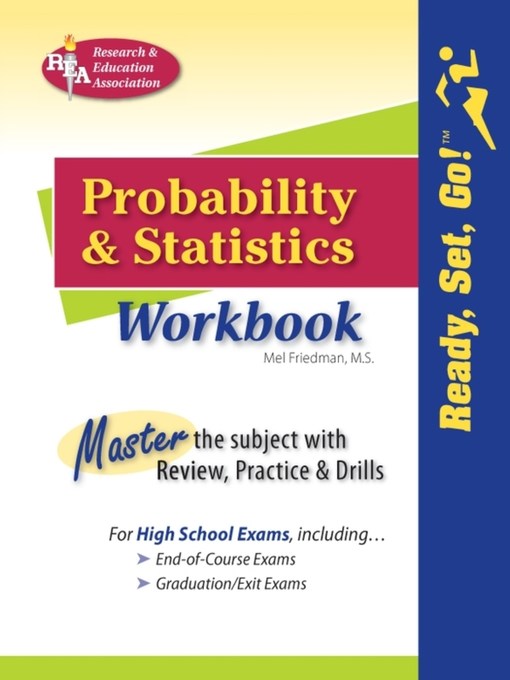 Title details for Probability and Statistics Workbook by Mel Friedman - Available